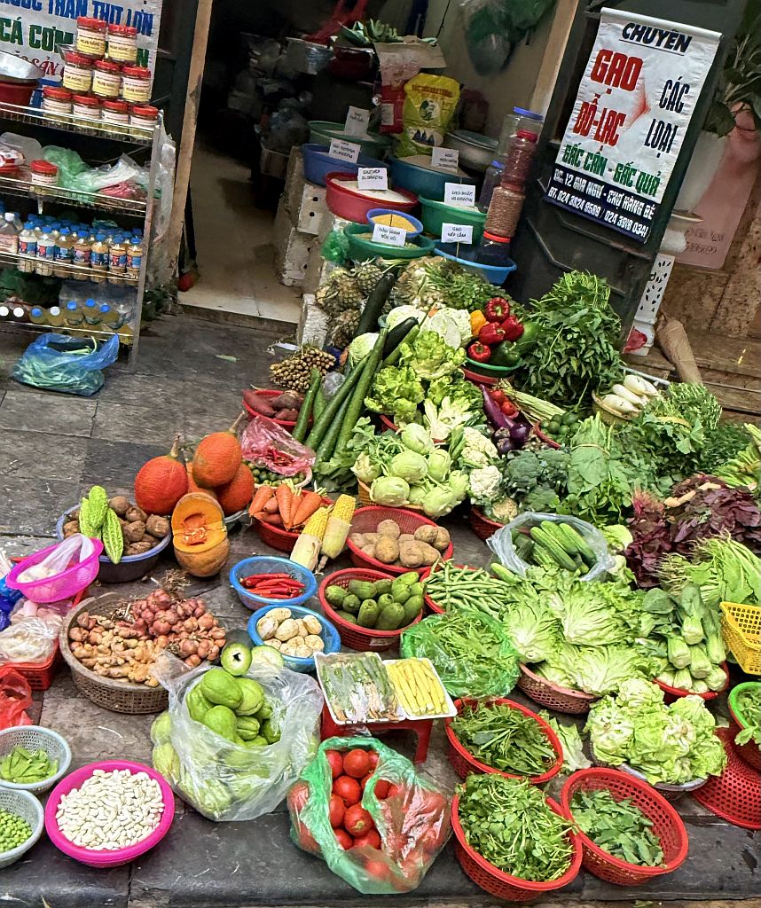Hanoi Gemuesemarkt